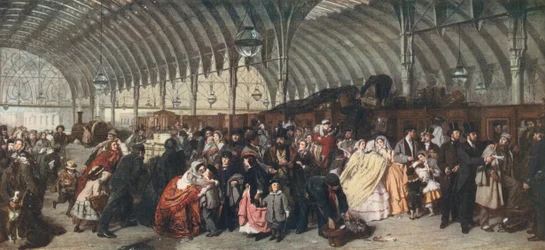 The Railway Station, 1862
